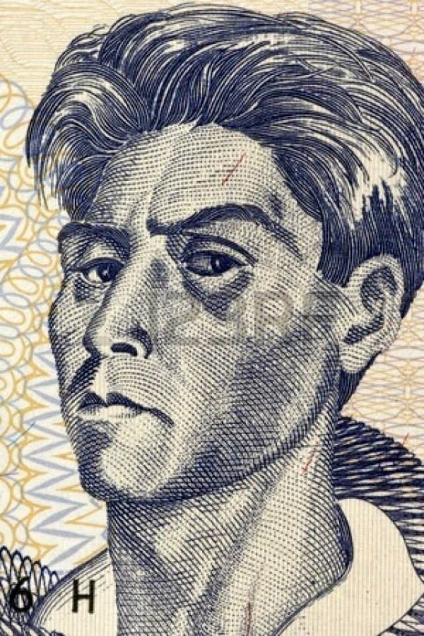 La imagen de Cecilio Guzmán en los billetes de Bs 10.