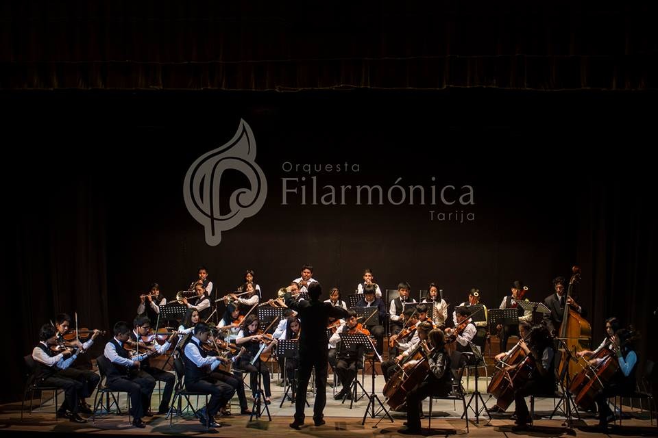 La Orquesta Filarmónica en una de sus presentaciones.