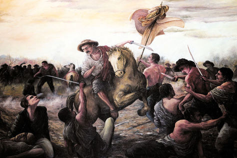 Batalla de La tablada del 15 de abril.