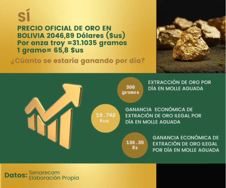 La explotación ilegal de oro incrementa la contaminación del Pilcomayo ...