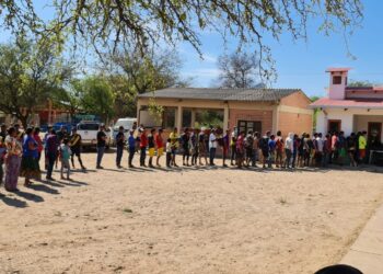 Comunidad tapiete en el departamento de Tarija.