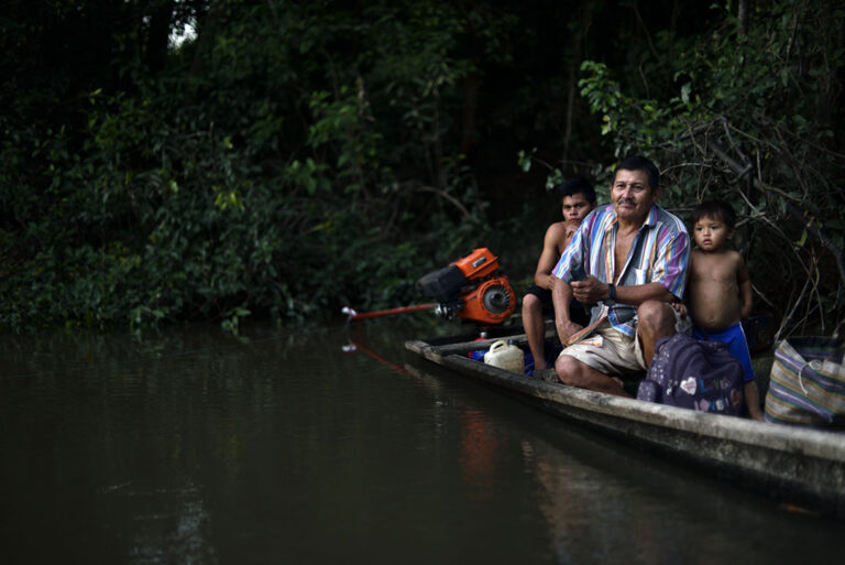 Los ríos en la Amazonía pandina.